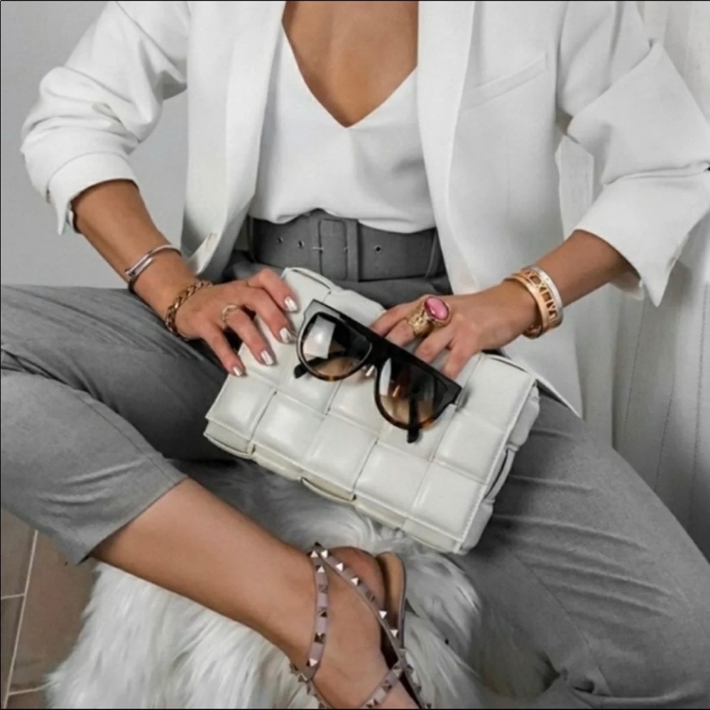 Zara belted trousers